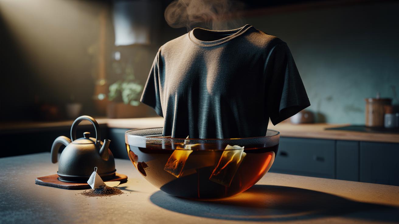 The black tea soak that restores shine to dark clothes : how tannins refresh faded blacks