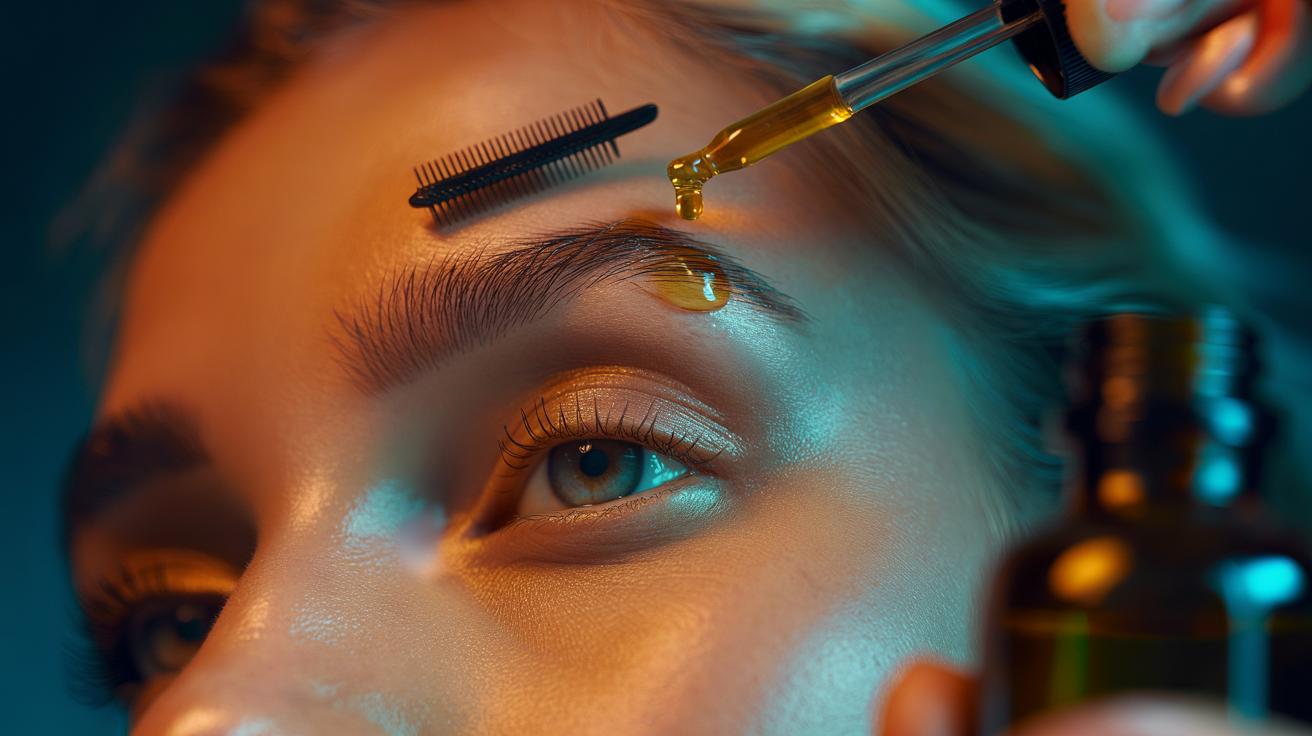 The castor-oil treatment that strengthens eyebrows: how fatty acids promote growth