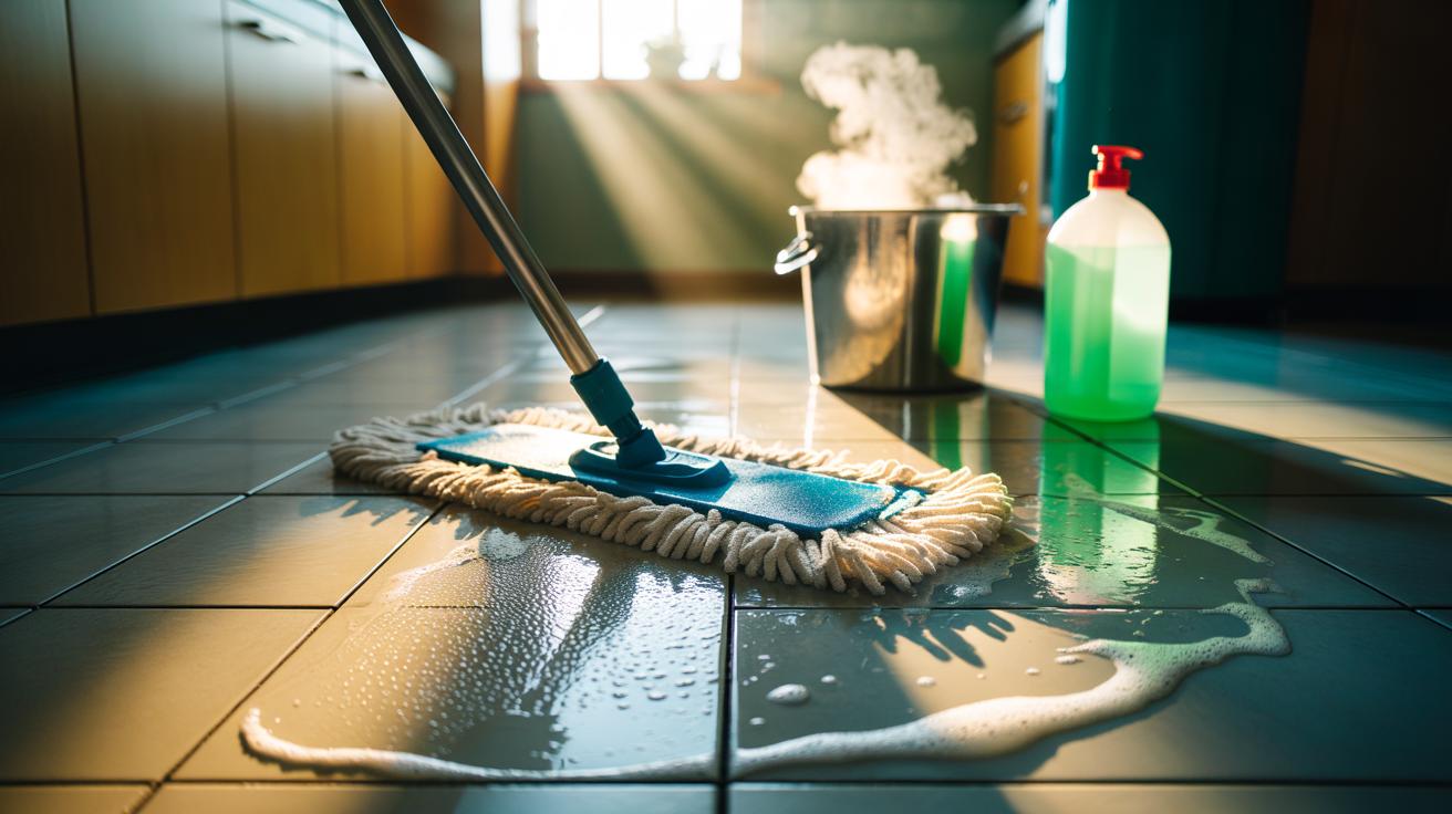 The dish soap + hot water mix that strips wax from floors : how surfactants dissolve buildup fast