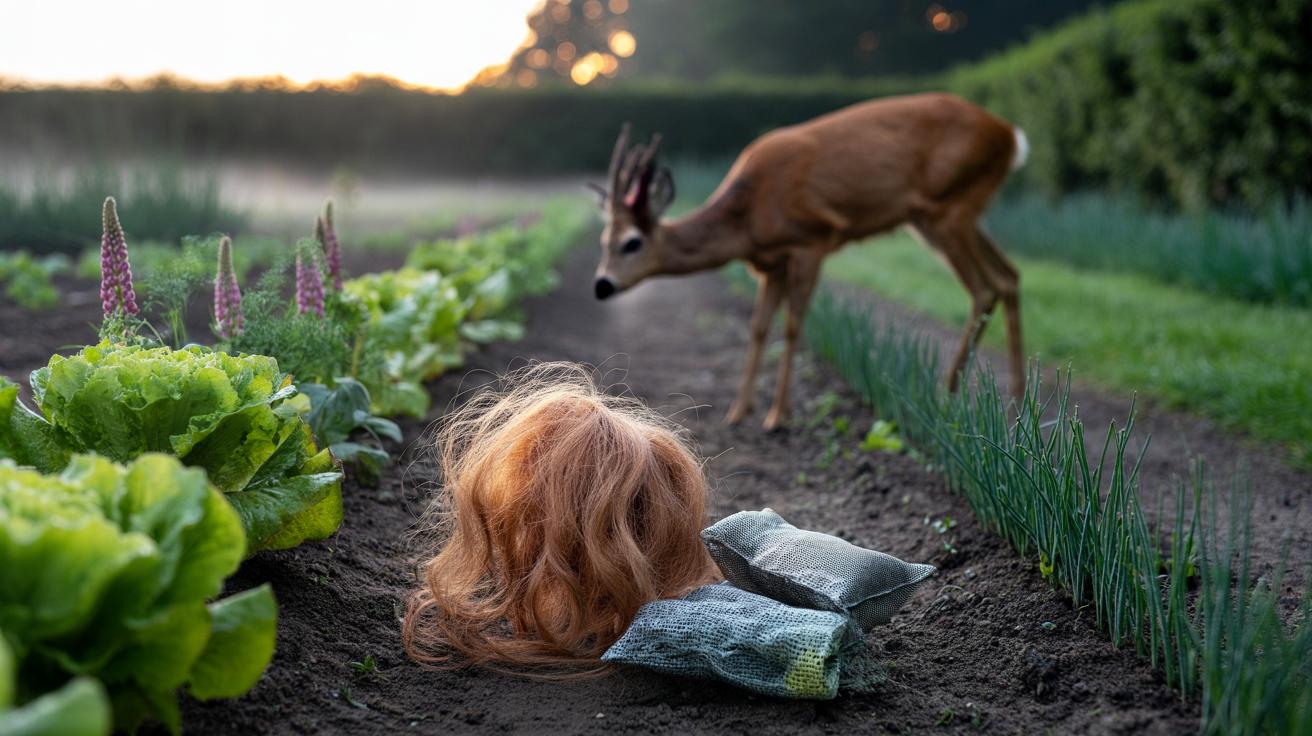 The human hair scatter that deters deer and rabbits : how scent mimics predator presence