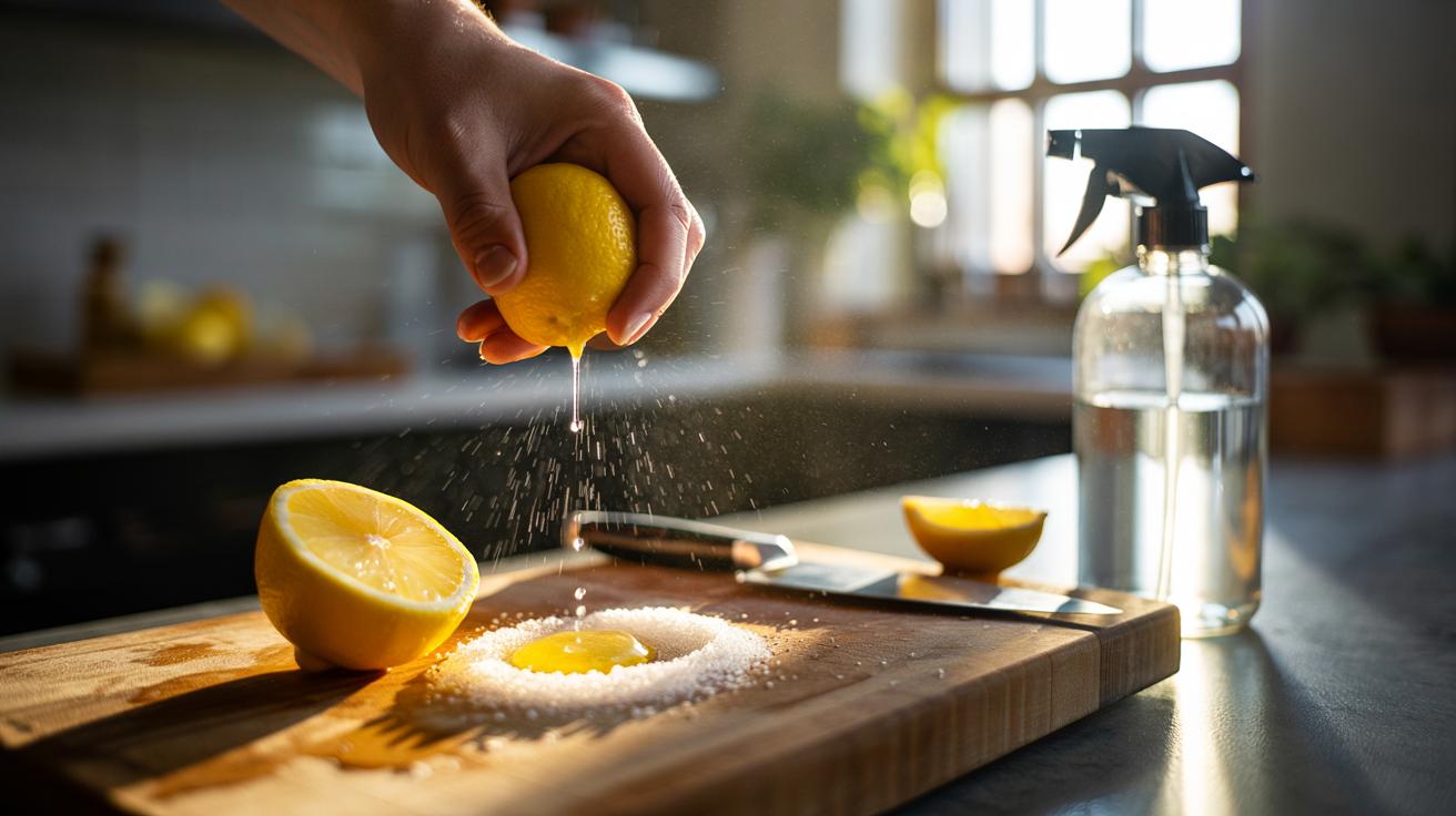 The lemon juice on cutting boards that kills bacteria : how acid sanitises naturally