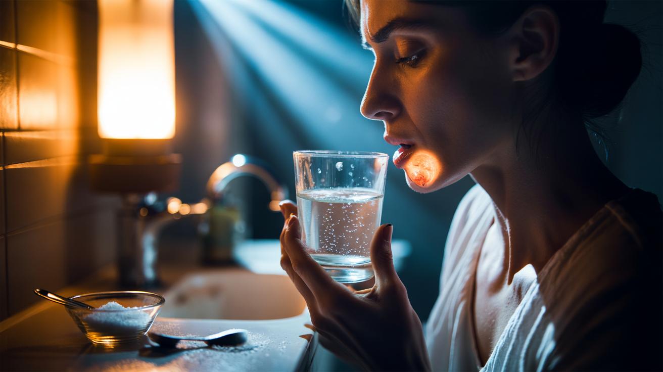 The salt water rinse that heals mouth ulcers fast : how it reduces inflammation overnight