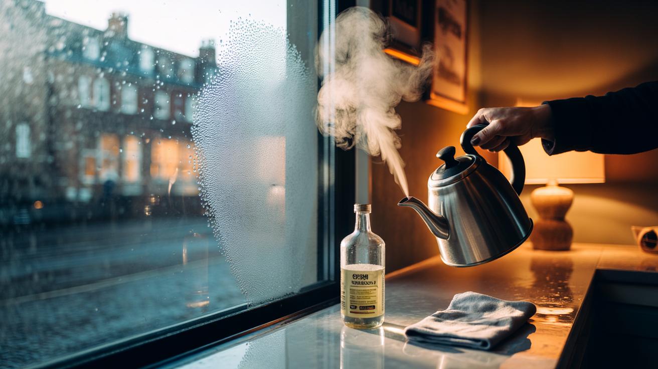The vinegar steam method that defogs windows in seconds : how acid vapour clears glass without streaks
