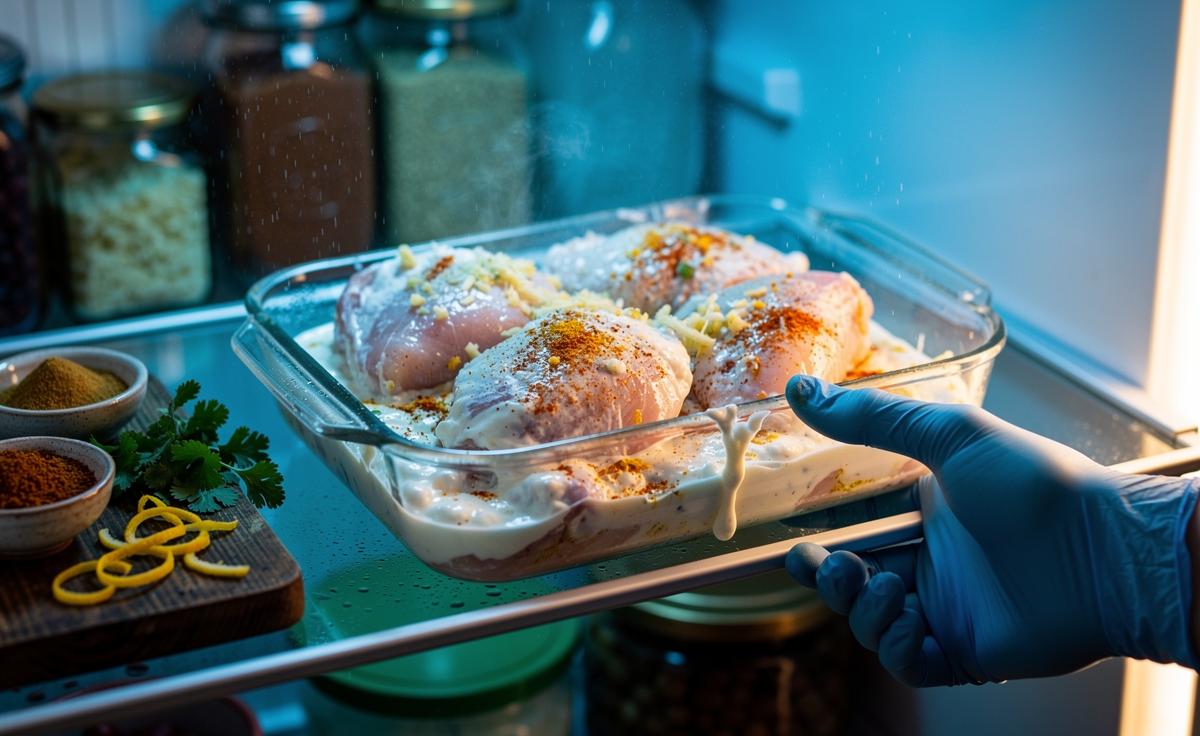 Tenderize Chicken with Yogurt: How yogurt softens meat overnight naturally