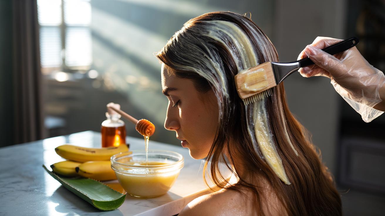 The banana mask that repairs heat-damaged hair fast : how potassium rebuilds bonds