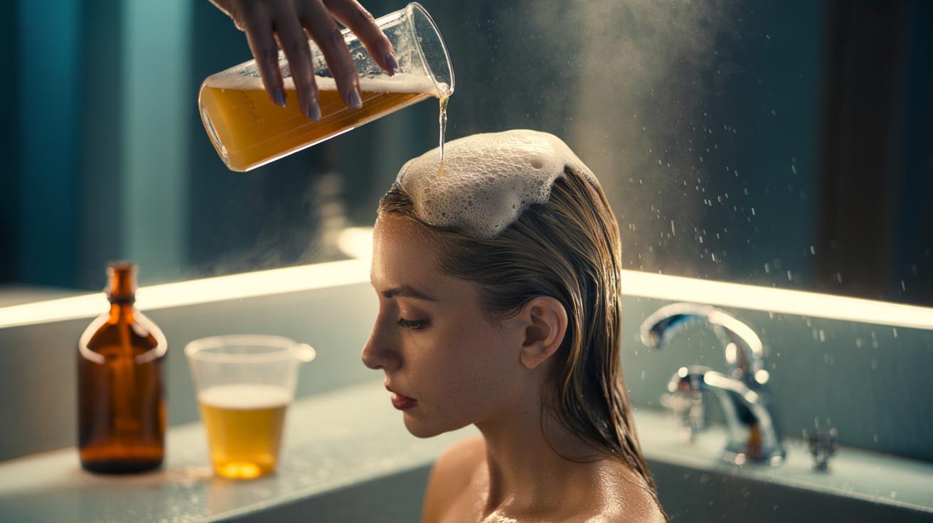 The beer rinse that pumps volume into flat hair : how yeast lifts roots in minutes