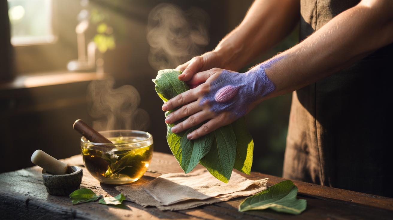 The Comfrey Leaf Compress That Speeds Bruise Healing – How Allantoin ...