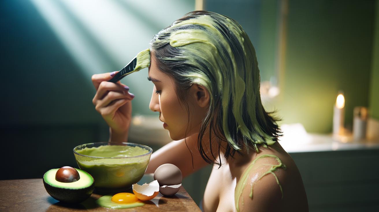 The egg + avocado mask that stops hair breakage : how proteins rebuild weak strands