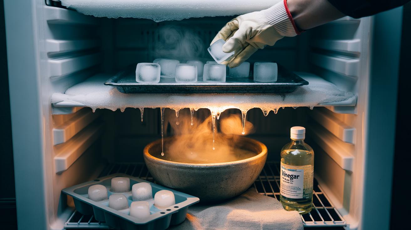 The genius vinegar-ice cube trick that defrosts your freezer in 10 minutes instead of hours