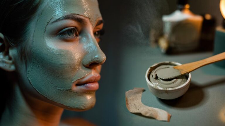 Illustration of the one-ingredient bentonite clay mask that pulls blackheads out better than pore strips