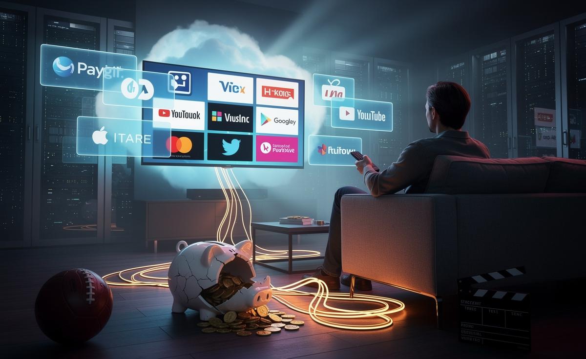 Illustration of the rising cost of streaming services and the factors making them more expensive