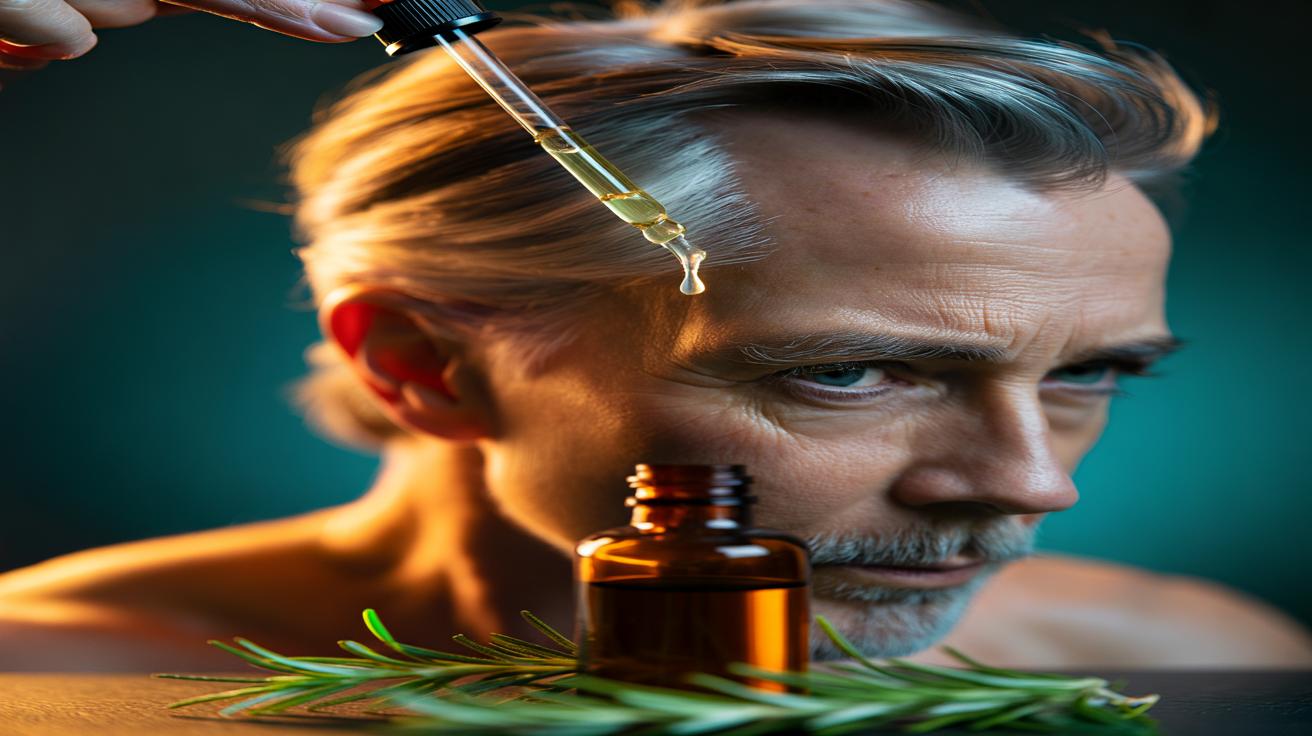 The Rosemary Oil Mix That Darkens Fading Hair – How Antioxidants Restore Pigment Safely