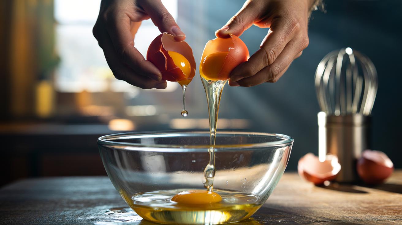Use an eggshell to separate yolks effortlessly — how the shell traps yolk without breaking in seconds